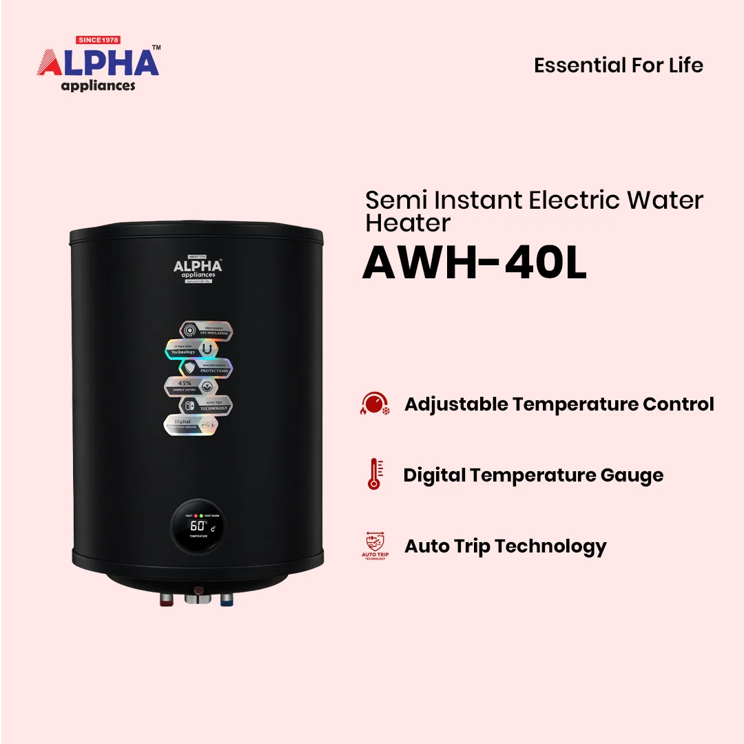 AWH-40L Semi Instant Electric Water Heaters